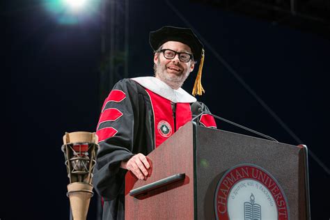 Bill Hader Gives a Heartfelt and Humorous Address at Chapman University’s Commencement Ceremony ...