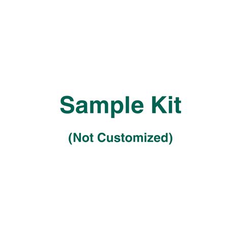 Sample Kit (Not Customised) - Kraftix Digital