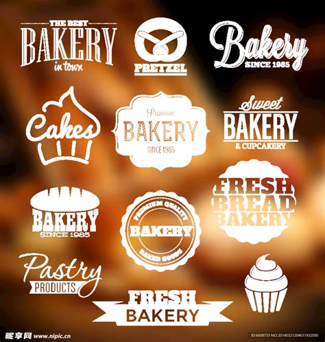 面包商标标志蛋糕标志图片素材-编号02276476-图行天下