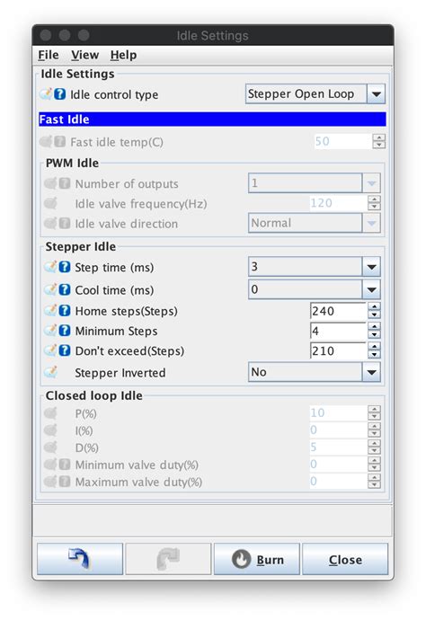 TunerStudio Idle Control 的图像结果
