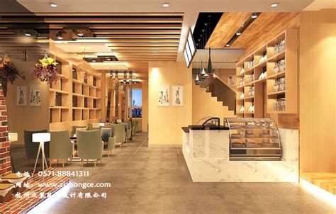 杭州咖啡店装修设计案例效果图_岚禾装饰设计