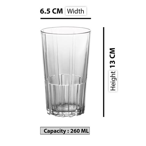 Duralex Jazz Clear Highball Tumbler 260 ML 6 Pcs – Home Asia Store