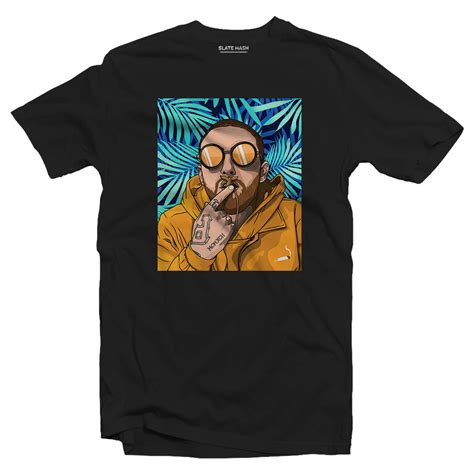 Mac Miller Portrait T-shirt – SLATE HASH