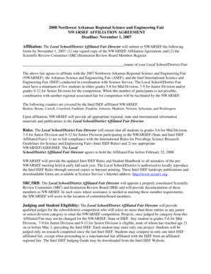 Fillable Online uark 2008 Northwest Arkansas Regional Science and ...