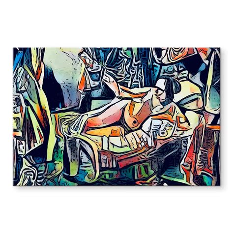 Plexiglas Zamart - Hommage to Rembrandt - Mother of Perseus | wall-art.nl