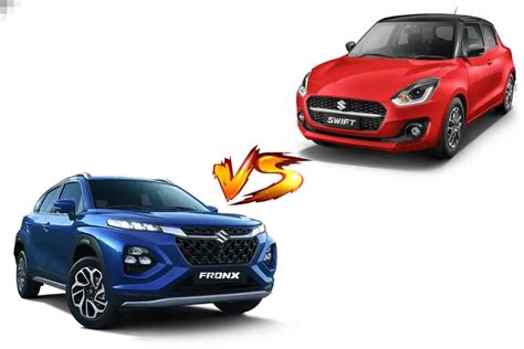 Maruti Suzuki Swift vs Maruti Suzuki Fronx: Two amazingly designed cars ...