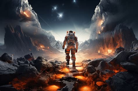 神秘的火星探索之旅图片素材-正版创意图片600571829-摄图网