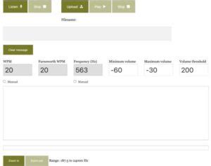 Image result for Morse Code Decoder with Audio