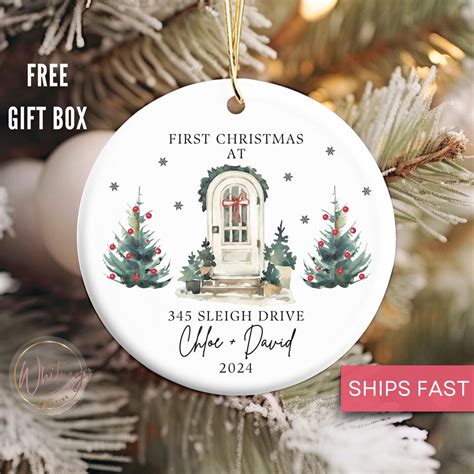 Personalized New Home Christmas Ornaments, First Christmas Our New ...