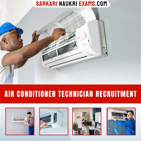 Air Conditioner Technician Recruitment | Govt Jobs Air Conditioner ...