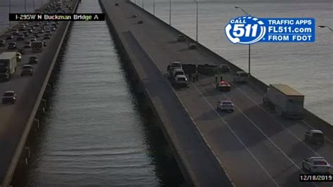 Buckman Bridge back open after crash shuts down three lanes ...