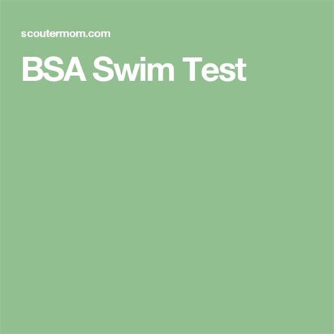 BSA Swim Test | Swimming, Test, Incoming call screenshot