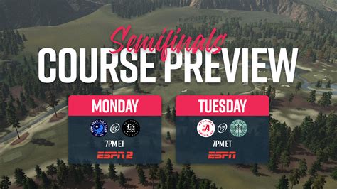 Course Preview: Key Holes for Playoff Semifinals