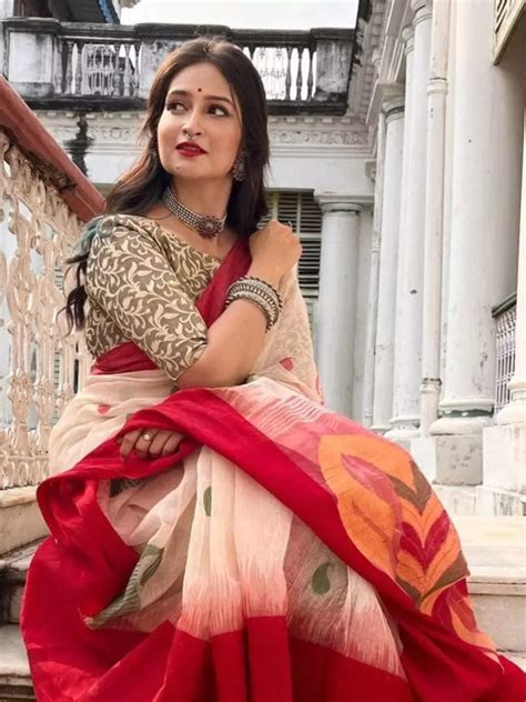 In Pics: Shreema Bhattacharjee wows in saree | Times of India