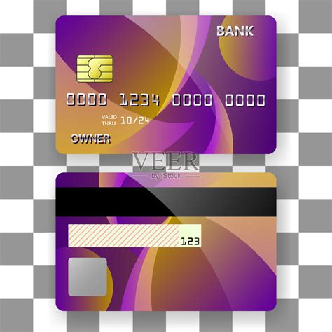 银行卡模板背景设计3d大理石紫色插画图片素材_ID:426951768-Veer图库