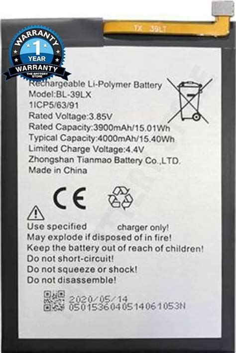 THE BATTERY STORE® OriginaI BL-39LX Battery for Infinix Smart 4 X680 ...