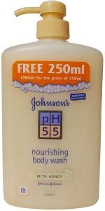 JOHNSON'S Ph 5.5 Nourishing Body Wash With Honey - 1000ml: Buy JOHNSON ...