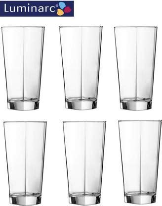 LUMINARC (Pack of 6) H2503 Glass Set Water/Juice Glass Price in India ...