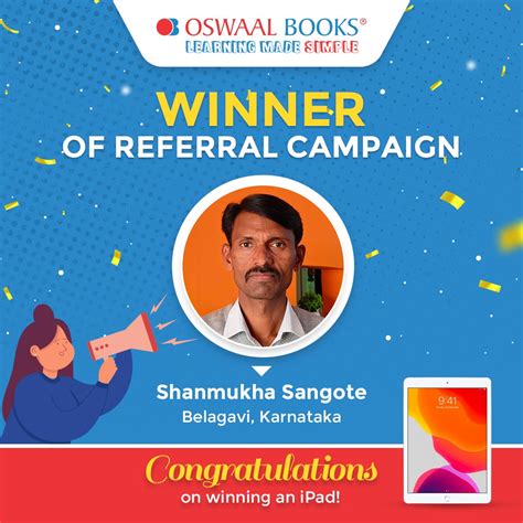 Teacher to Teacher Referral Win an iPad – Oswaal Books
