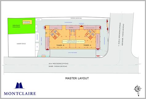 MontClaire office building in Baner, Pune- Project Layout