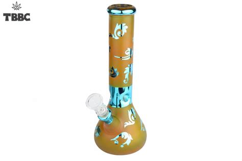 Blue Angel Ice Bong (10 Inch Rust Design) | TBBC India – THEBOOMBOXCLUB