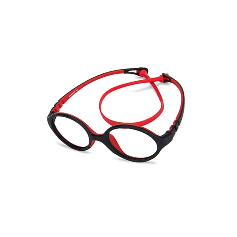 Buy Kids Glasses: Matte Black Red Full Rim Round Kids 2-5 yrs Lenskart ...
