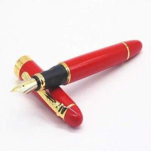 Levin jinhao x450 fountain pen Gold Leaf Red Medium Nib With golden ...