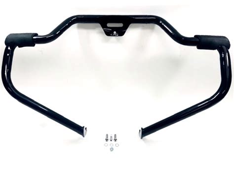 HARLEY DAVIDSON GLOSS BLACK MUSTACHE ENGINE GUARD HIGHWAY BAR CRASH ...