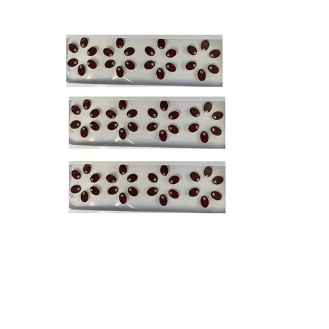 OJ Oval Maroon color Bindi with Stone Plain Sticker Forehead Bindi ...