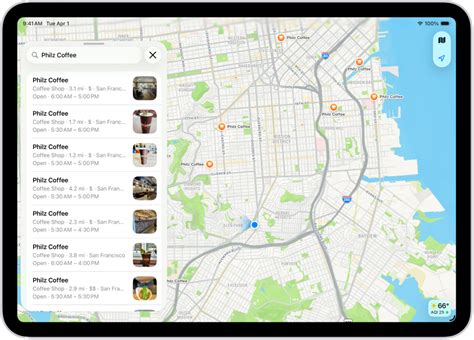 Search for places in Maps on iPad – Apple Support (UK)