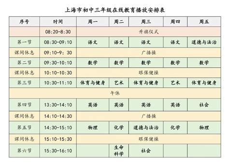 6月22日-28日北京空中课堂课程表(高一高二年级)- 北京本地宝