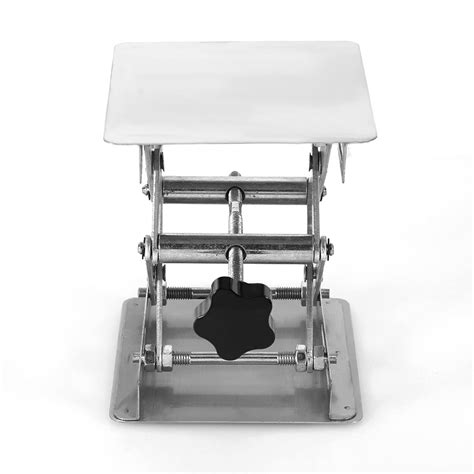 Buy 100X100mm Laboratory Lift Stand Table, Stainless Steel Lab Jack ...
