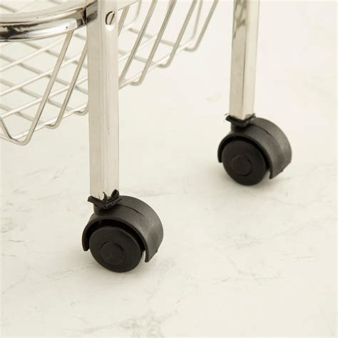 Buy Corsica Lyon Stainless Steel 3-Tier Kitchen Trolley from Home ...