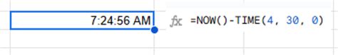 Using Time Formulas in Google Sheets 的图像结果