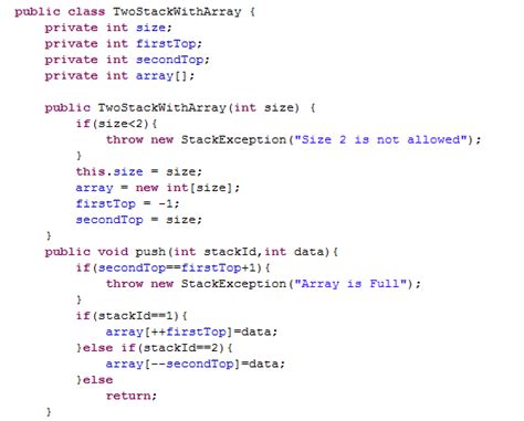 Image result for Array to Stack Java
