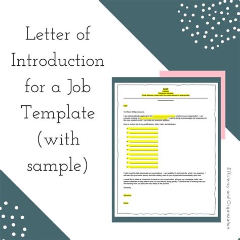 Image result for Letter of Introduction for Job