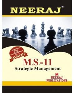 IGNOU MS-11 Strategic Management (Including Solved Question Papers ...
