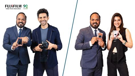 FUJIFILM India Instax welcomes Kartik Aaryan and Kriti Sanon as brand ...