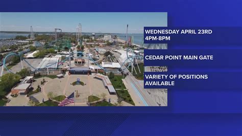 Cedar Point hosting 'Jobs Fun Fair' to fill summer employment needs ...