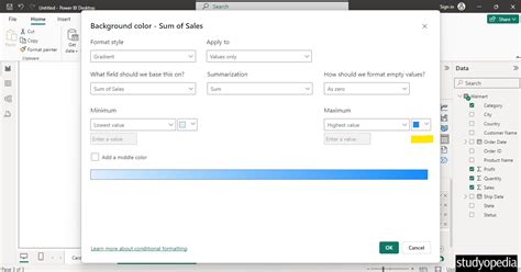 Image result for Average Conditional Formatting Table Power BI
