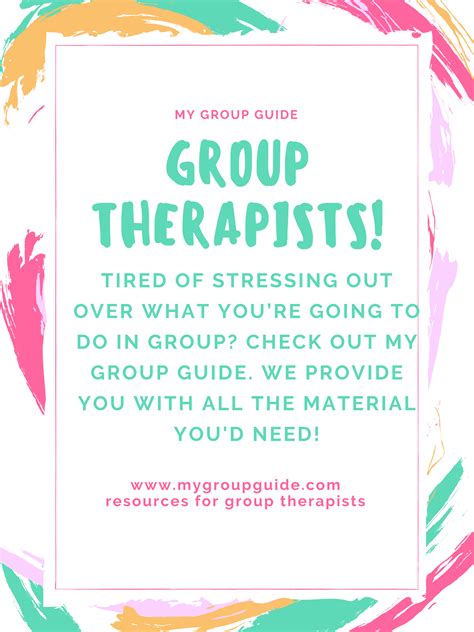 Group Therapy Ideas