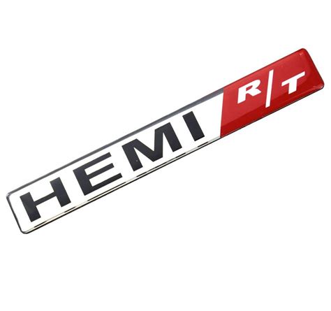 Buy 1pc HEMI R1T R/T Replacement for Challenger Charger Emblem Badge ...