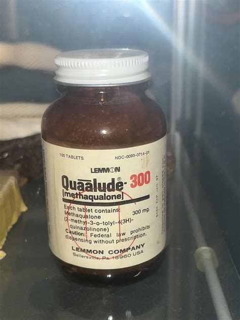The Last Known Quaalude: Fact, Fiction, And Medical History
