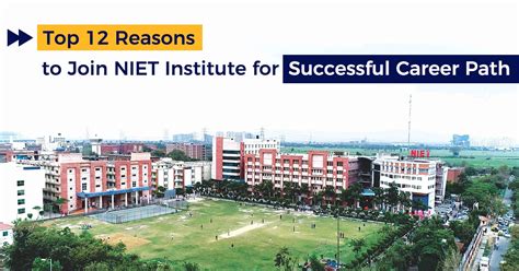 Top 12 Reasons to Join NIET Institute for Successful Career Path | NIET ...