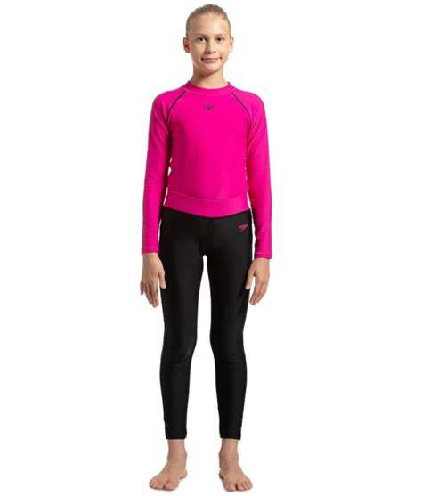Speedo Active Contrast Swim Legging - Jr I Swim Separates Online | The ...
