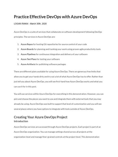 How to Use Azure DevOps for Code Documentation 的图像结果