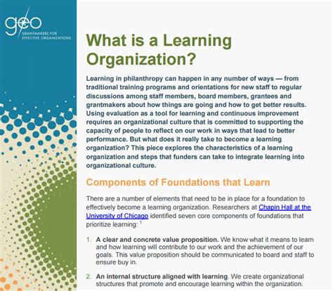 Image result for A Learning Organization Definition