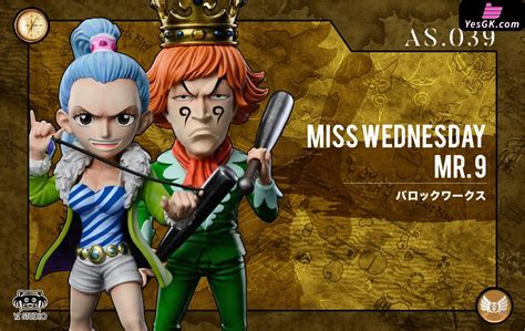 One Piece Alabasta Chapter 039 Mr.9 Miss.Wednesday Weiwei Statue - YZ ...
