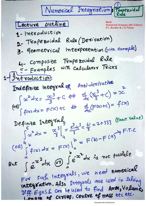 Image result for Numerical Integration Examples