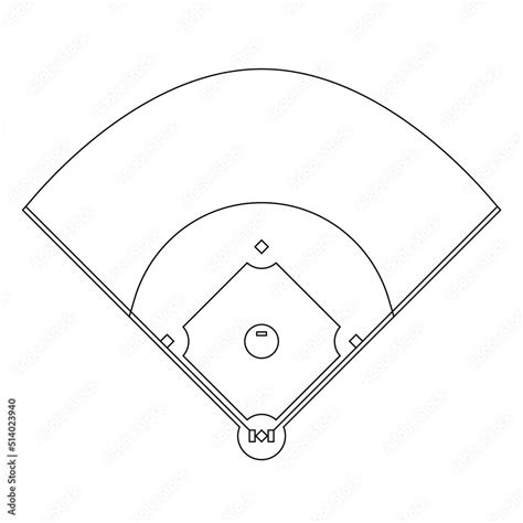 Baseball Diamond Diagram